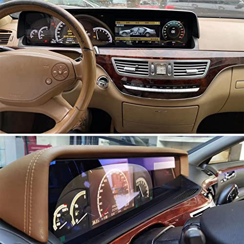 MOOKAKA Android 11 Autoradio 2 DIN Navigation GPS für Mercedes Benz S Class S550 W221 W216 CL 2005-2013 Multimedia-Player Autoradio 30,6 cm (12,3 Zoll) Blu-ray Display Hauptgerät Unterstützung Carplay