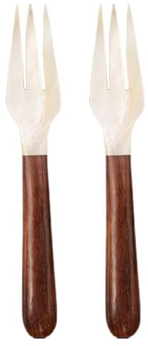 Aublinto Cucharas de caviar con mango de madera de nácar, cucharas de caviar hechas a mano, color blanco, cuchara de nácar, cuchara de caviar, cuchara de café, cuchara de postre, para huevo, hielo,