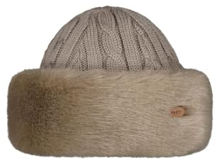 Barts Damen Fur Cable Bandhat Beanie-Mütze, Army, Taglia unica-XL