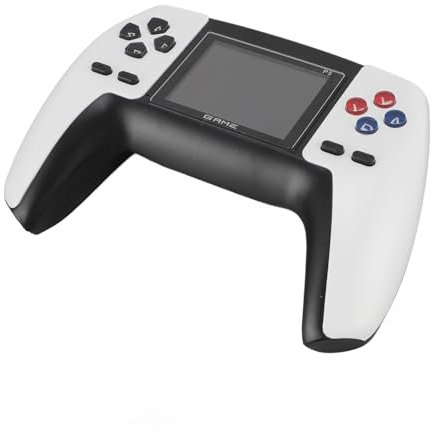 PUSOKEI Handheld Game Console, Portable Game Controller with Screen Single Player Retro Video Gaming Machine Support TV Output Ergonomic for Kids Adults