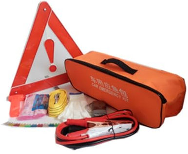 Gadpiparty 9 Pezzi assistenza stradale kit assistenza auto kit d'emergenza kit di forniture per uso auto