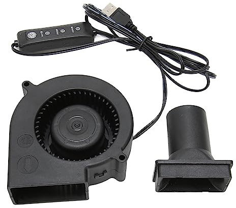Ventilador USB 3 8in 3 Modos de Velocidad DC 5V Brushl 3800 RPM 22 CFM Ventilador de Enfriamiento de Computadora para PC Electrónica Impresora 3D Usando el Controlador que le