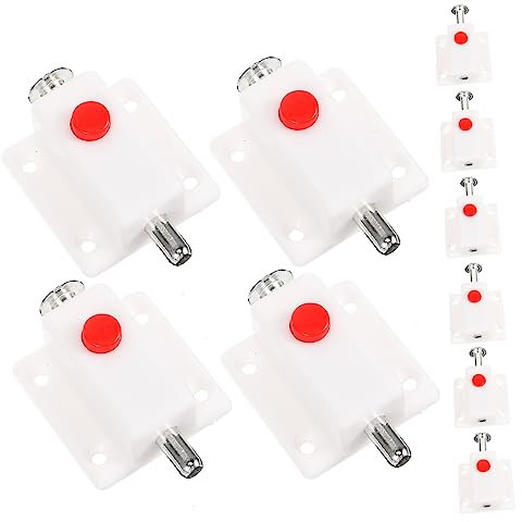 Homoyoyo 10pièces Verrouillage Porte à Ressort Loquet Pour Armoire Pêne Cylindrique Intérieur Serrure De Sécurité Facile à Installer