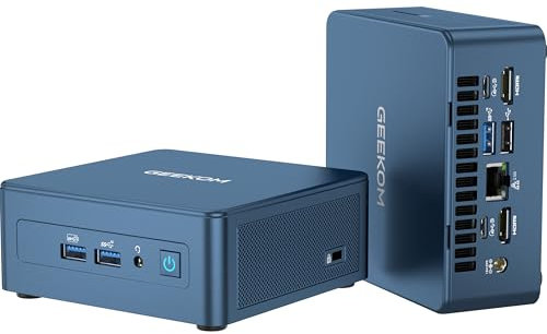 GEEKOM IT13 Mini PC 2025 Edizione| Intel I9 13900HK|32GB RAM e 2TB PCIe 4.0|Windows 11 Pro|Porta LAN 2.5Gbps e WiFi 6E|USB4|8K Quad Display,per Produzione Video,Gaming,Didattica e Ricerca