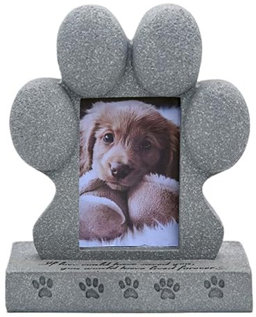 Piedra conmemorativa para mascotas, lápida para perros, piedra de jardín para perros al aire libre, lápida para mascotas, piedra conmemorativa para lápidas de gato