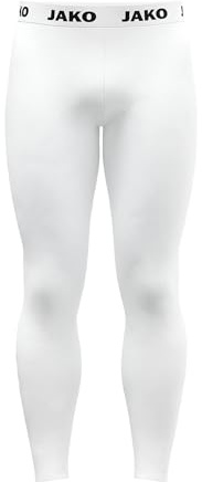 JAKO Unisex Long Tights Function, Bianco, M