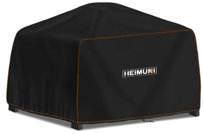 HEIMUNI BBQ Covers Waterproof, Barbecue Cover for Ninja Woodfire Outdoor Grills OG700/OG701/OG751, Heavy Duty Small BBQ Cover 420D Oxford Outdoor Gas Grill Cover UV Resistant Weatherproof (61x48x34cm)