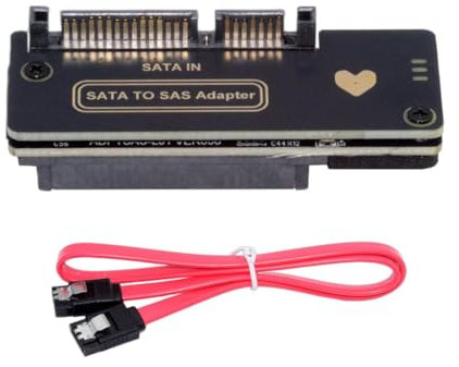 chenyang SATA to SAS Adapter for 2.5/3.5 SFF-8482 SAS Hard Disks to Motherboard SATA Converter Adapter