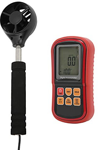 ZDETGU 8909 Digital Anemometer with LCD Backlight for Wind Speed Measurement in Sailing Hiking and Outdoor Activities