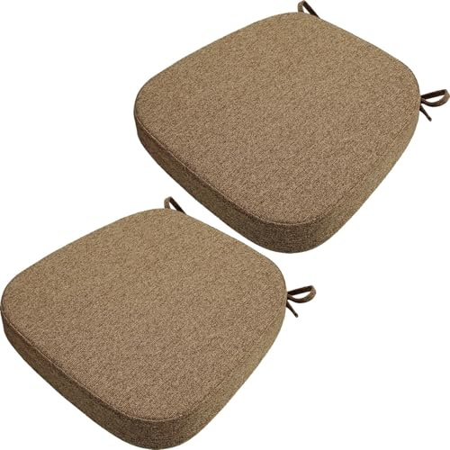 UICMNSI Cojín de Asiento for Silla, en Forma de U, Antideslizante, Grueso, Duradero, en Forma de U, for Cocina, Comedor, jardín, Oficina(11,2pcs:43x42x3cm)