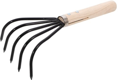 Mikikit Rastrillo De Jardinería Pequeño Pinzas para Recoger Conchas Marinas Herramienta De Excavación para Playa y Jardín para Bonsái y Cultivo