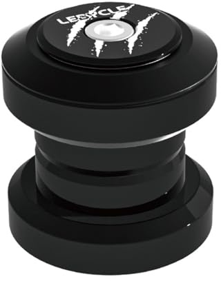 HOUSON Headset 30-30mm for 25.4-27mm Forks | Cartridge Bearings with Double Seals | Lightweight Aluminum | For Bicycle Steering Heads (30mm Inner Diameter) | Black