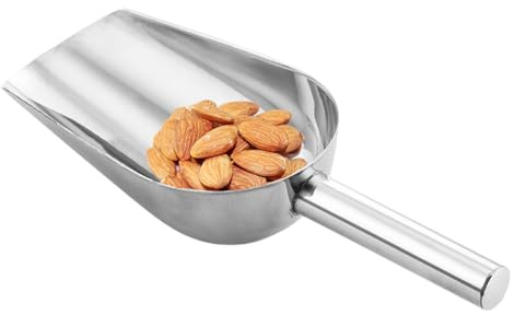 Eislöffel aus Stahl, Küchenset mit konturiertem Griff, Mehrzweckschaufel für Reis, Nüsse, Süßigkeiten, Werkzeug für Trocken- und Süßigkeiten, Lebensmittelwerkzeug