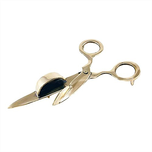 NKlaus Dochtschere Kerzenschere aus Messing, Schere, Länge 15cm, 1 Stück