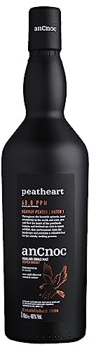 AnCnoc PEATHEART Highland Single Malt Scotch Whisky HEAVILY PEATED BATCH 2 46% Volume 0,7l in Geschenkbox Whisky