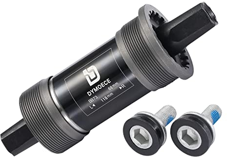 Dymoece Innenlager Fahrrad Tretlager Innenlager BSA für Mountainbike MTB Vierkantkegelspindelkurbel