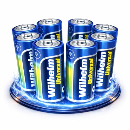 Wilhelm Baby C Batterien LR14 1,5V Universal Alkaline – 8 Stück