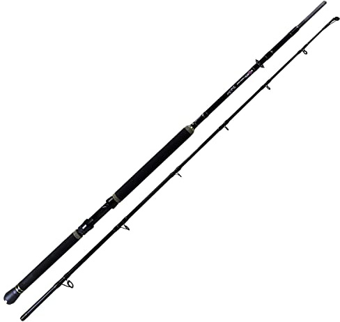 Team Deep Sea North Power Boat – Norwegen Bootsrute – 2,10m – 24T Carbon Blank – Multirollen-Rute für Heilbutt & Dorsch – Kreuzabschluss & Alu-Rollenhalter – Hochsee-Steckrute