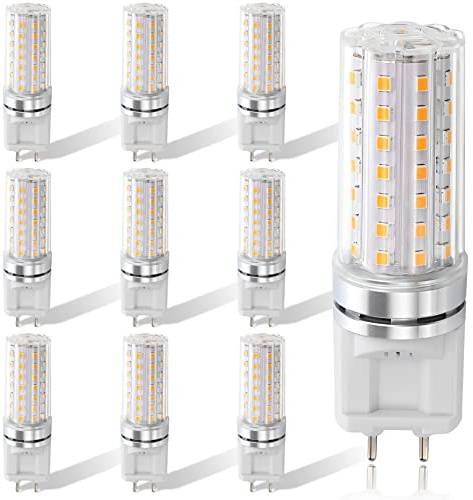 TPMAFF G12 LED Leuchtmittel 10 Stück 3000K Warmweiß G12 Birnen Lampen G12 Bi-Pin Maisglühbirne 10 Watt 1500 Lumen LED G12-Glühlampe für 100W Halogen-Metalldampflampe Ersatz, 85-265V (Nicht Dimmbar)