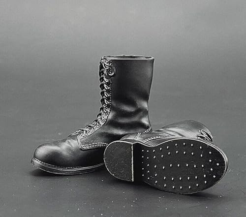 ximitoy 1/6 Botas Paratroop negras modelo para 12'' (mujer/hombre) ZY1038 (macho)