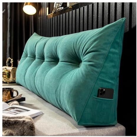 CDPTD Bettkissen Rückenlehne,Keilkissen Bett,Wandkissen Bett,Lesekissen,Lesekissen für Bett und Sofa,Wirbelwohl Kissen,Wandpolster Bett,Wandkissen (TYP-8,150 * 50 * 20cm)
