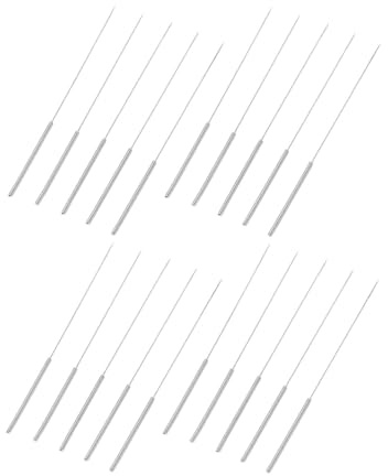 Kit D'aiguilles de Nettoyage de Buse D'imprimante 3D, 20 Pièces, 0.4mm, en Acier Inoxydable, pour Extrudeuse, Outils de Nettoyage pour V6 MK8 Ender 3
