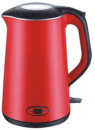 Bollitore elettrico Bollitore isolante intelligente per la casa Bollitore da 1,5 litri, rosso