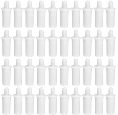 Laroal 40 pezzi Perni di riparazione per persiane Perni di riparazione per tapparelle 20 mm X 7,8 mm Perni di riparazione a molla in plastica Parti di riparazione mobili per casa Negozio Ufficio