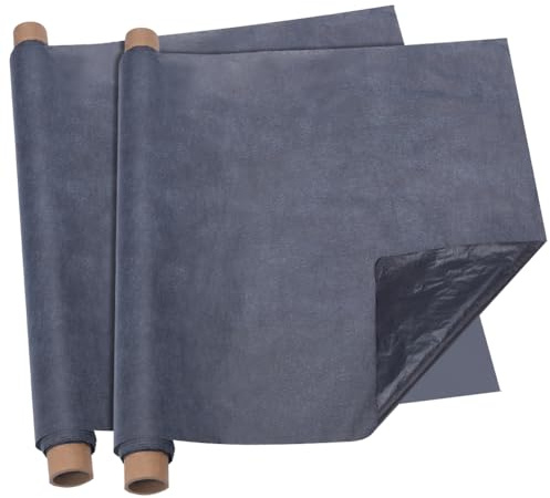 NBEADS 2 rotolo di Carta per Fotocopie Al Carbonio Da 20 m, Carta Da Lucido per Trasferimento di Carbonio Carta Carbone Cerata Nera per Disegnare Modi l'i di Cucito, 43cm di Larghezza, 10m/Roll