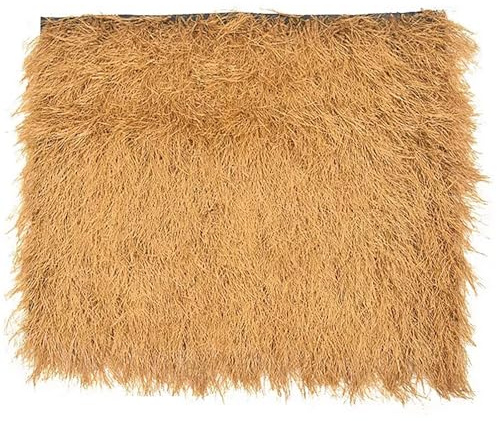 ZHJLF Techo De Paja Artificial Techo De Paja Tiki, Bar Cabaña Hierba Pato Barco Persianas Rollos De Techo De Paja Mexicana Utilizado Beach Hawaiian Tropical Garden Party(Size:1x20m,Color:Amarillo)