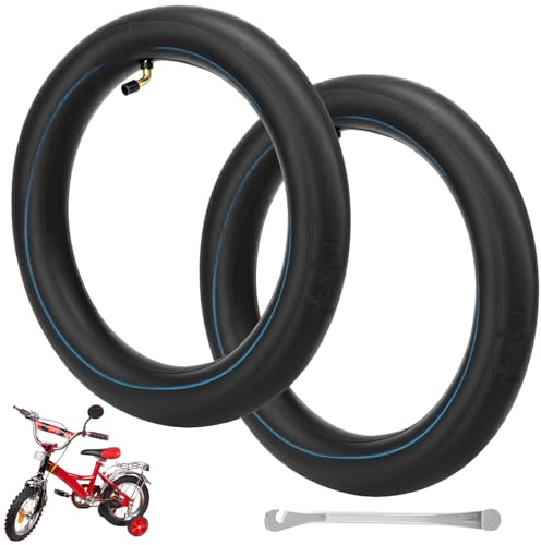 QWORK® 2 Pezzi camere d'aria 12.5x2.25, camera d'aria interna 12 1/2 x 2 1/4, per biciclette, scooter elettrici, biciclette a bilanciamento