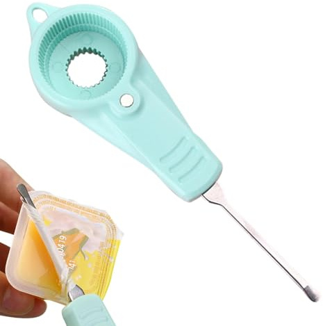 Apribottiglie d'acqua – semplice strumento per anziani | Rimozione del coperchio antiscivolo – Capper manuale Twist Capper per mani deboli, utensili da cucina per aprire bottiglie e bicchieri