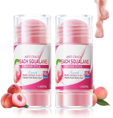 Crème pour les Pieds,Crème Hydratante et Nourrissante pour les Pieds,Réparer les pieds pour la Peau Sèche et les Talons Rugueux (Peach Scent, Style B)