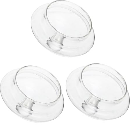 iplusmile Tapas De Colador Para Tetera De Vidrio 7.5 Cm De Diámetro, 3 Unidades, Accesorio Hermético Anticorrosión, Protectores Contra Fugas, Ideales Para Teteras De 600 Ml, Uso Ceremonia De Té