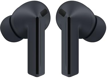 Samsung Galaxy Buds3 FE (2025, CAD-Version & Garantie) – Schwarz, Bluetooth-Ohrhörer mit KI-Echtzeit-Live-Übersetzung, automatisches Pairing und Umschalten, Schweiß- und Wasserbeständigkeit, Find My