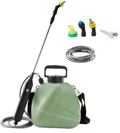Spruzzatore A Batteria,Atomizzatore Diserbo 4.5 Litri | Spruzzatore Antigoccia con Ugello Regolabile per Piante Indoor Finestre Outdoor Serra Diserbo Verniciatura Deck