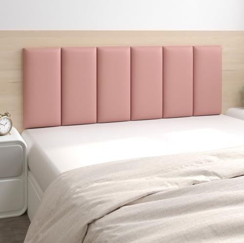 Panneaux muraux rembourrés autocollants en cuir 3D pour TV et décoration de chambre à coucher