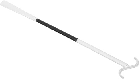 YARNOW Chausse-pied Long Plastique pour Seniors Dispositif Assistance pour Enfiler Chaussettes Bâton Aide Habillage Multifonction Long Manche Ergonomique sans Pliage Portable et Réglable