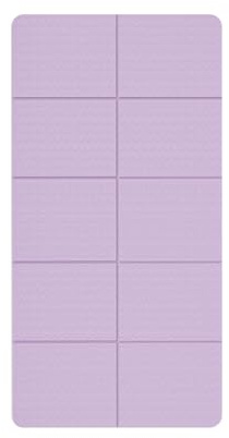 Tapis de Yoga Pliable,8 Mm Femme Homme Tapis de Pilates AntidéRapant,Doux Tapis de Sport Fitness,Portable Tapis de Fitness,pour AéRobic,Stretching,EntraîNement,Avec Sac Rangement(Purple)