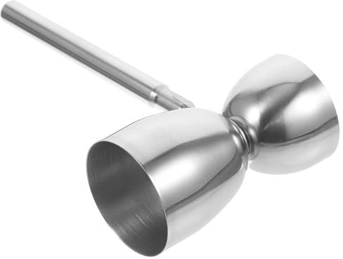 MOLUCKFU Medidor Doble Acero Inoxidable Jigger Profesional para Cócteles y Bartenders Vaso Medidor de Onzas Resistente y Reutilizable para Bar