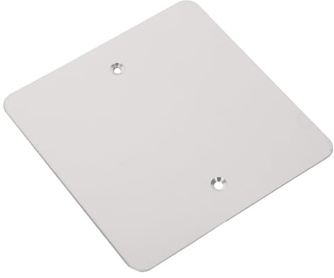 HYTROVE Placa de Pared de Acero Inoxidable Tipo 120, Cubierta Ciega para Tomacorrientes E Interruptores, 1 Pieza, para Instalación en Hogares y Oficinas