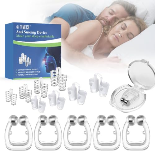 16 Piezas Anti Ronquidos Dilatador Nasal + Antironquidos Clip Nasal Magnético, Cómodo & Reutilizable, Anti Ronquidos Ayuda para Reducir, Mejoran la respiración, Adecuado Uso Nocturno, Transparente