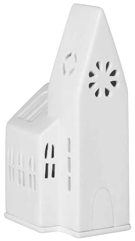 Räder Lichthaus kleine Kirche, Weiß, Porzellan mit Relief und Prägung