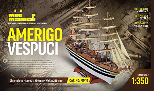 MINI MAMOLI - Modello Kit Barca Amerigo VESPUCCI Serie MINIMAMOLI Scala 1:350 - DUS_MM10