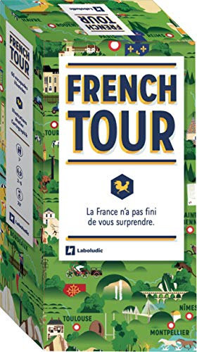 French Tour - Jeu de Cartes illustrées pour découvrir la France en 66 étapes - Jeux de société Famille et Enfant