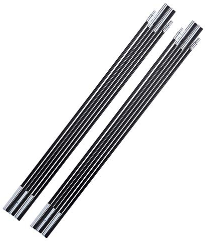 Asta di Supporto per Tenda, 330 cm / 129,92 Pollici in Fibra di Vetro Aste per Tenda da Campeggio Aste di Supporto per Parasole per Esterni Kit telai per Tende da Sole per Tenda da