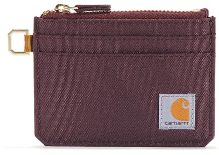 Carhartt Lässige Damen-Geldbörse aus Nylon, Ente mit Reißverschluss, Nylon-Ente mit Reißverschluss