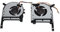 Goshyda 2 Stück CPU-GPU-Lüfter, 4-poliger Laptop-Kühlkörper, Kleiner Kühler, Ersatz für ASUS, für TUF Gaming FX505 FX505ge FX505gm FX505dt FX705