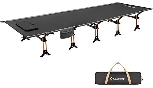 KingCamp Alu Feldbett XL Outdoor klick Klappbett Camping Liege 30cm Hoch 250 kg