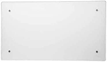 Adax Clea Glass Electric Panel Heater/Convector Radiator With Timer & Digital Thermostat | Wall Mounted | Splash Proof & Economic | Modern Design | 600W - White | UK Plug - 8.4 x 34 x 59 cm